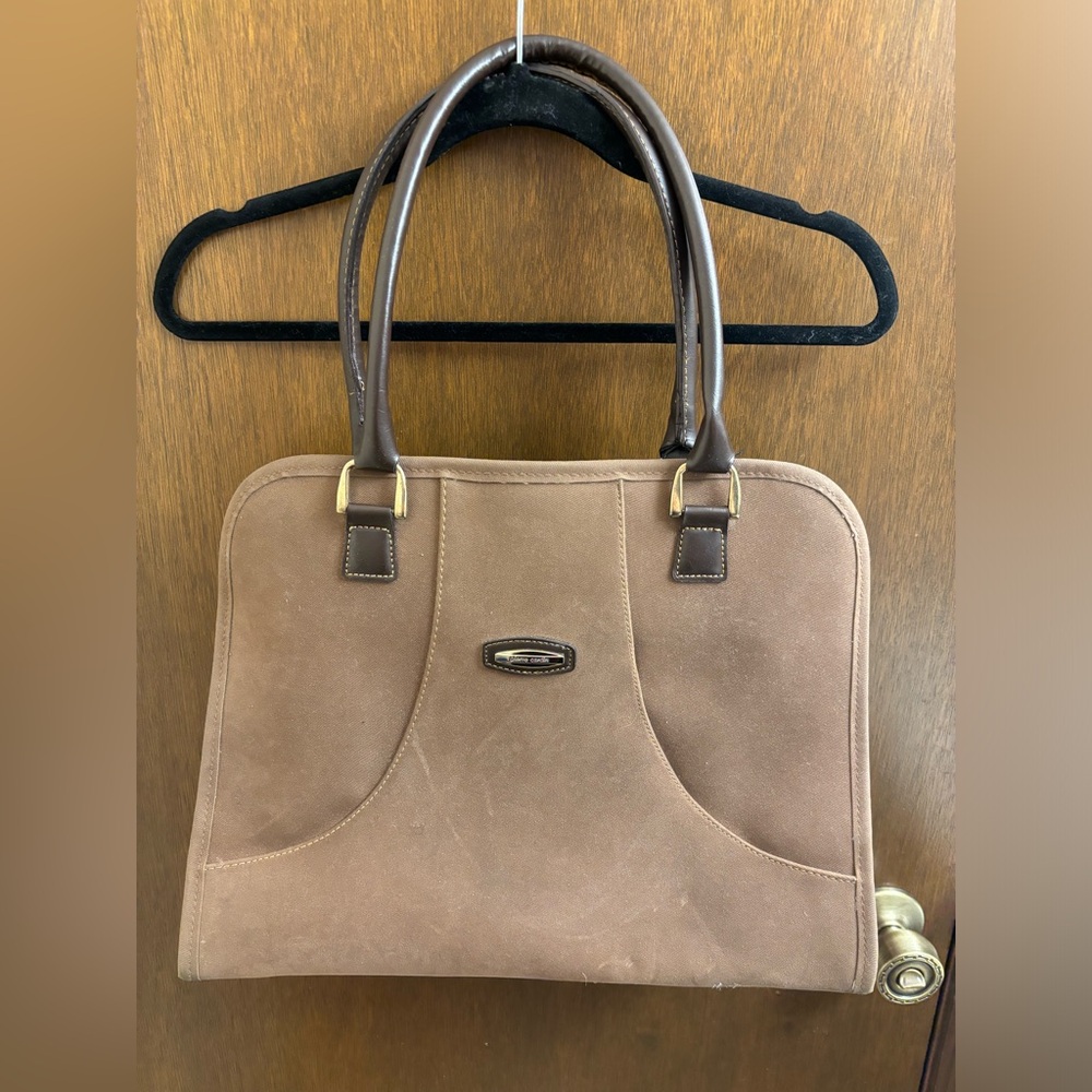 Pierre Cardin Tan and Brown Shoulder Bag